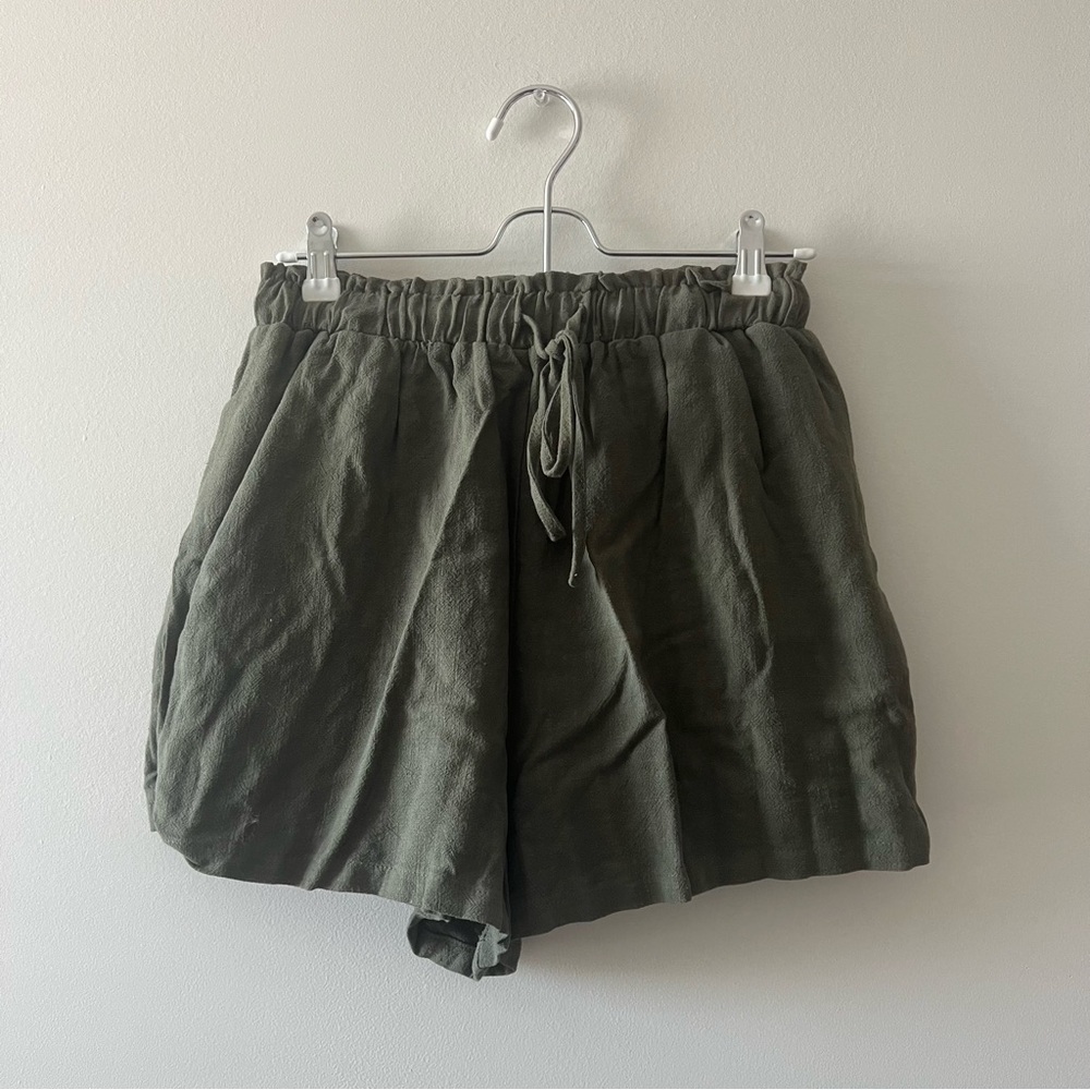 Princess Polly Olive Green Women's Shorts